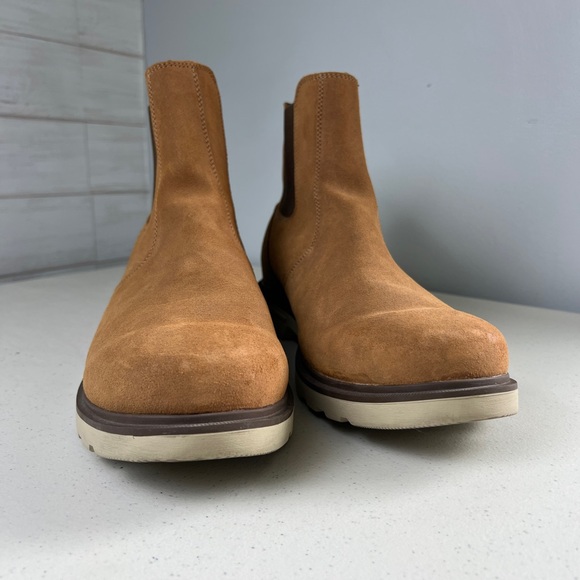 New Sorel Carson Chelsea Waterproof Boots US14 Brown chukka ankle main image 6